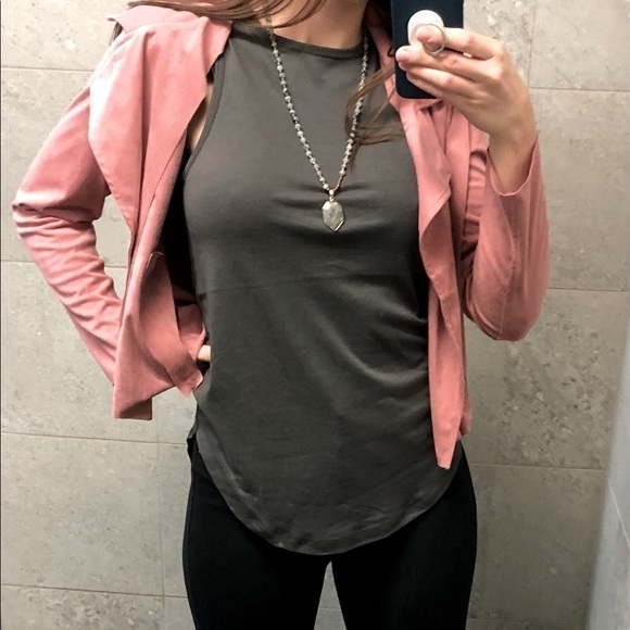 TENCEL And Organic Cotton Top - NEW (GREY/COFFEE) - Picture 6 of 8